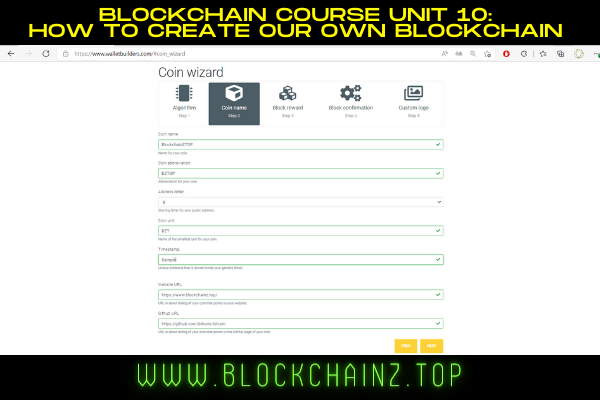 BLOCKCHAIN COURSE UNIT 10: HOW TO CREATE OUR OWN BLOCKCHAIN STEP 3