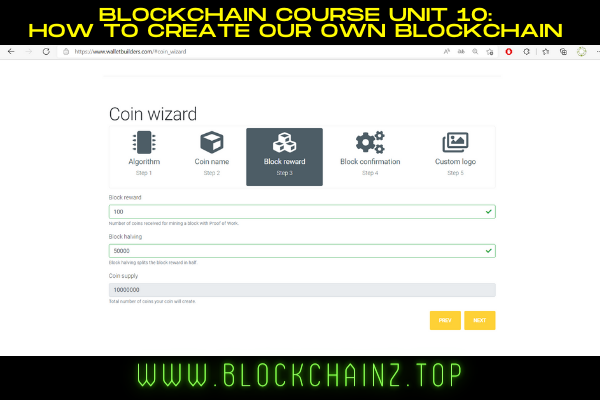 BLOCKCHAIN COURSE UNIT 10: HOW TO CREATE OUR OWN BLOCKCHAIN STEP 4