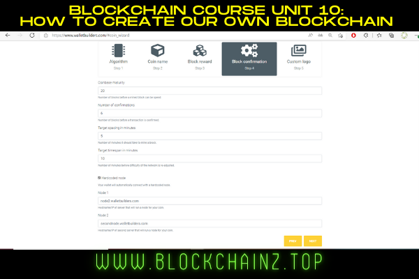 BLOCKCHAIN COURSE UNIT 10: HOW TO CREATE OUR OWN BLOCKCHAIN STEP 5